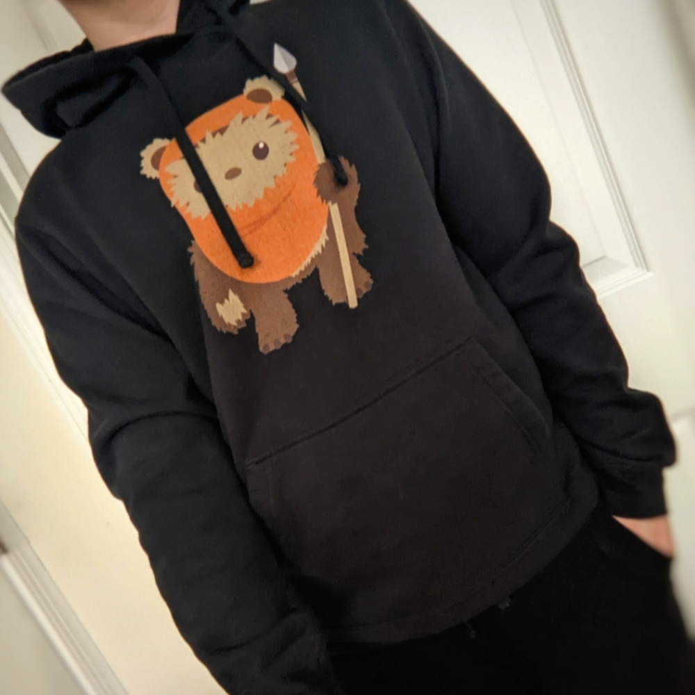 Star Wars Ewok Cartoon Hoodie - Geek / Fandom / Nerd Long Sleeves Top